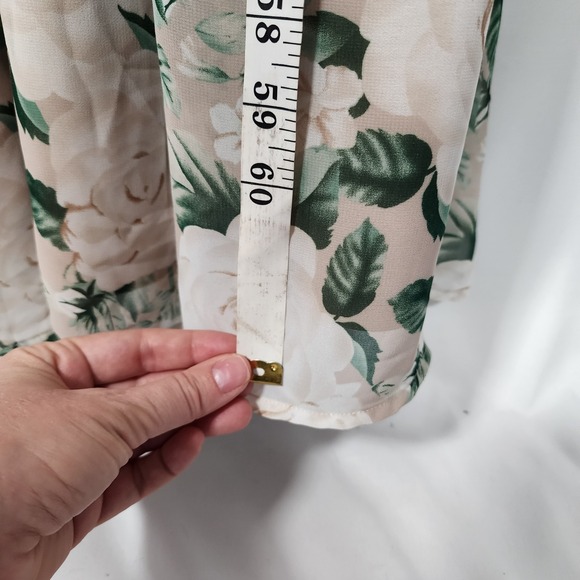 Show Me Your Mumu Audrey Maxi Dress XL Bouquet Toss Chiffon Floral Gown - Picture 9 of 12